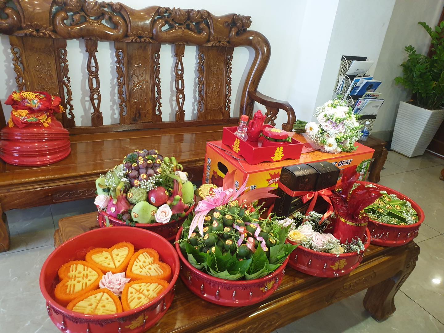 Mâm quả cưới hỏi