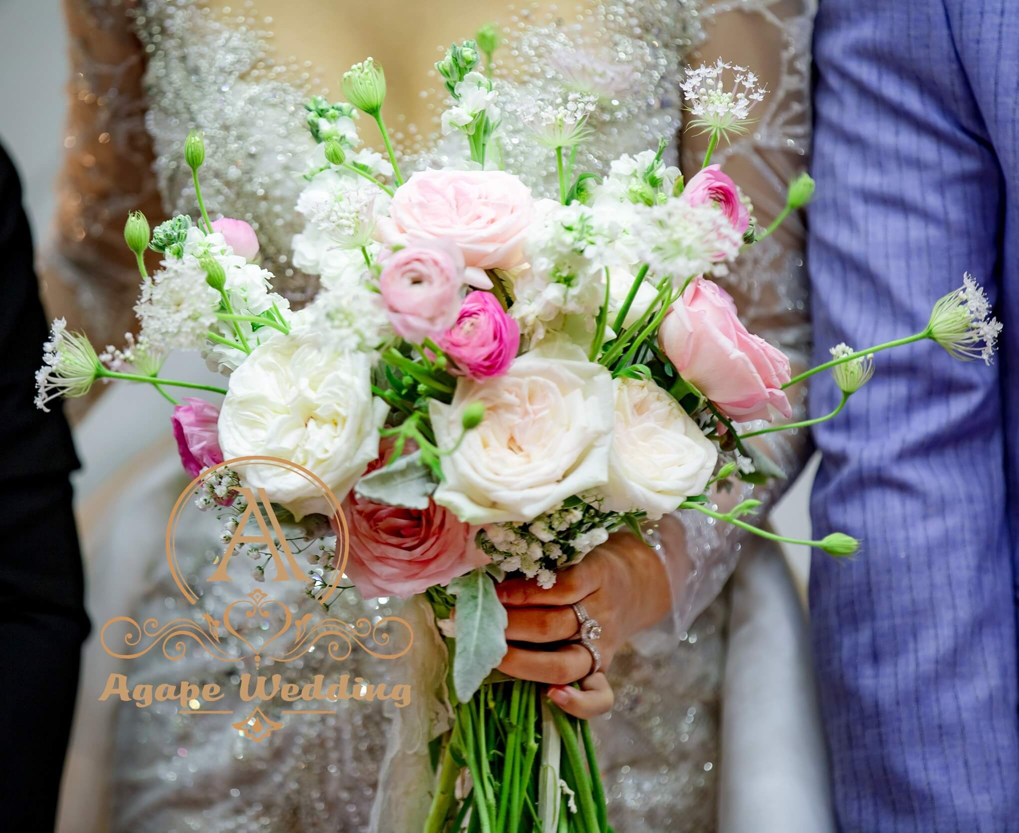 Hoa cầm tay cô dâu của Agape Wedding